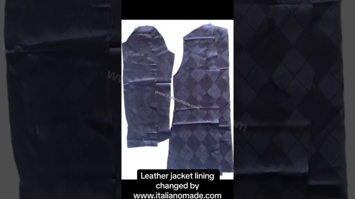 Leather jacket lining changed by www.italianomade.com#leather  #jacket #leatherjacket #tailoring