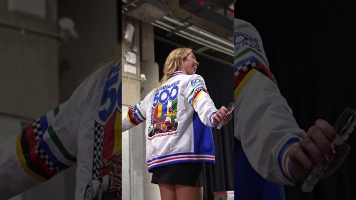 Lexie Hull Showed Up Rockin’ an Indianapolis Motor Speedway Jacket Ahead of Indy 500 Tomorrow 🏎️🔥