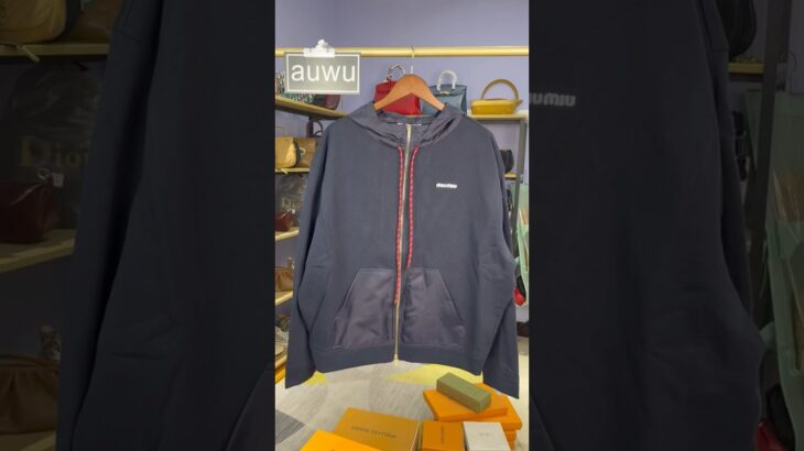 Miu miu mens hoodie jacket#miumiujacket