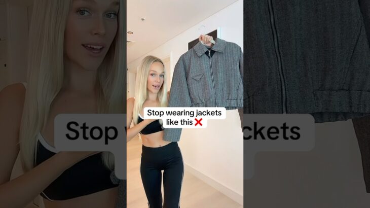 Spring jacket hack every cold girl should try! 😍🌸#fashionhack #stylingtips #springfashion
