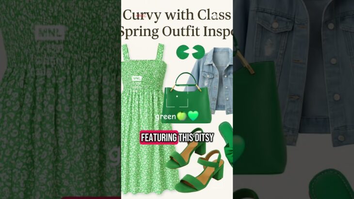 Spring vibes activated! This floral dress + denim jacket combo is cute, comfy, and curvy with class