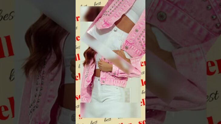 Studded Button Up Denim Jacket