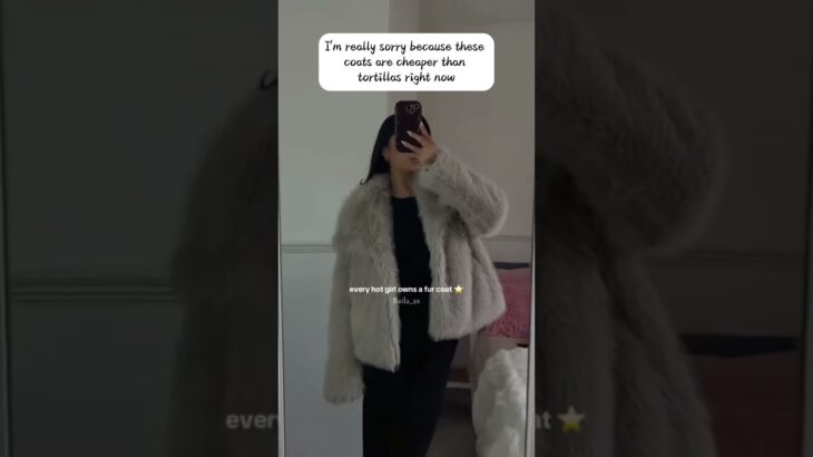 Stylish Fur Jacket for Autumn #ootd #outfitoftheday