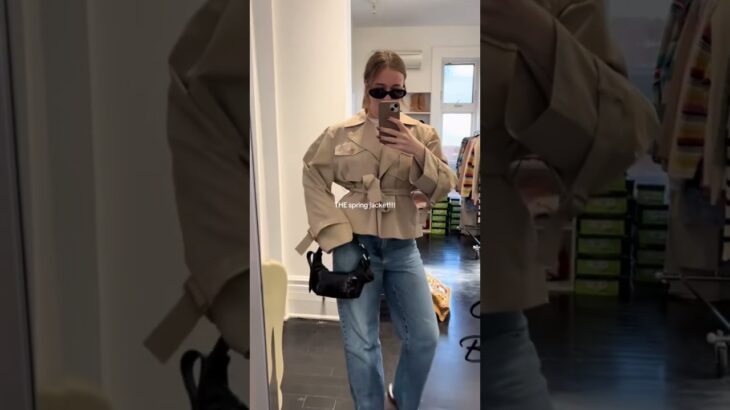 THE perfect spring jacket #springfashion #trenchcoat