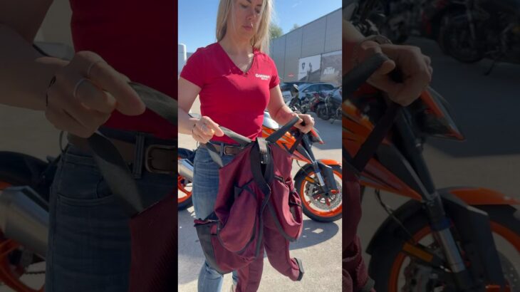 The Macna Torido from jacket to backpack! #motorcycle