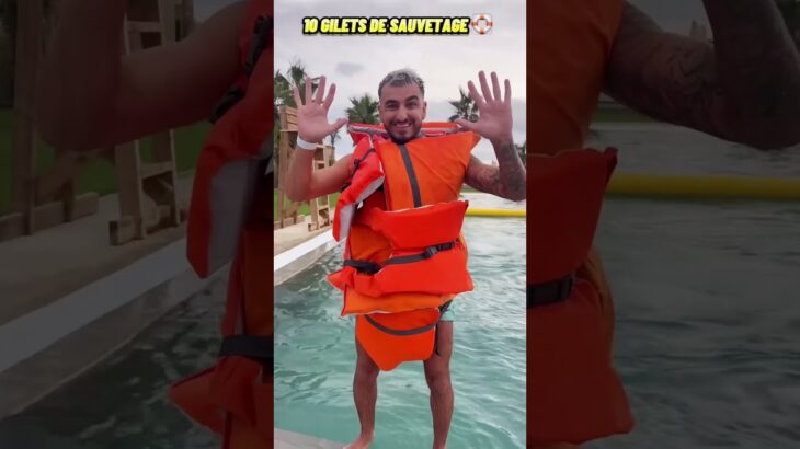 This boy surprised everyone by testing the life jacket