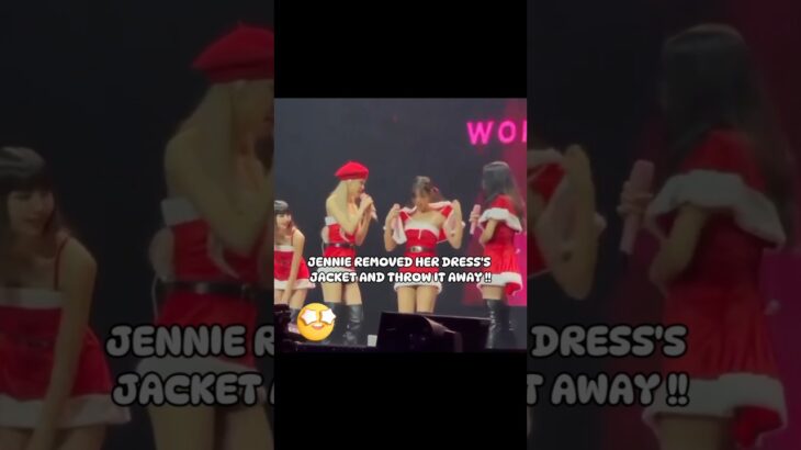 When Jennie Removed her Dress’s jacket! | #aesthetic #blackpink #jennie #jisoo #shorts #fypシ゚viral