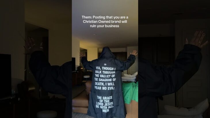 Without Jesus we wouldn’t have this business anyway 🙏 #bag #jacket #business #christian #fashion