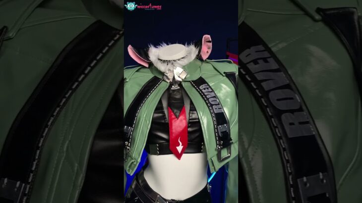 Zenless Zone Zero Jane Doe Cosplay Costume Jacket and Vest Pants Suit with Waistbag Ears