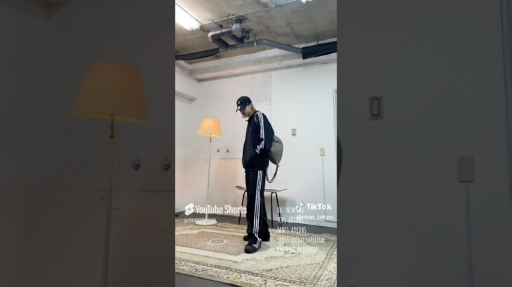 adidas ジャージセットアップコーデ #dickies #ディッキーズ #adidas #アディダス #トラックジャケット #トラックパンツ #セットアップ