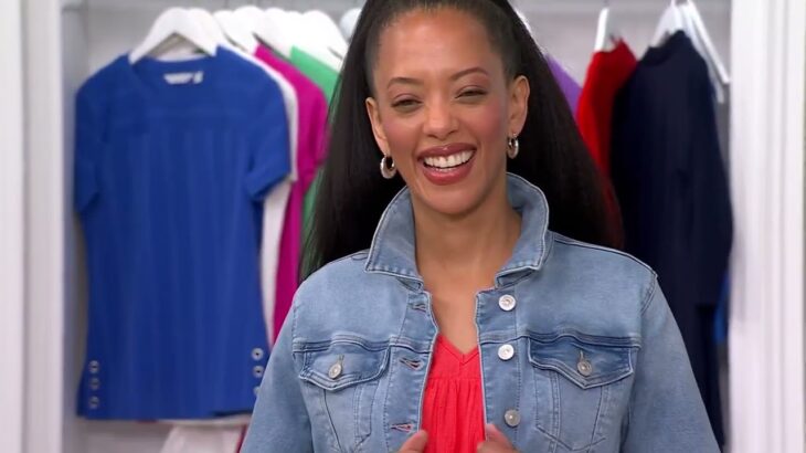 nicole by Nicole Miller Dream Denim Jacket on QVC