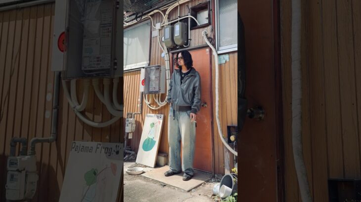 レザージャケットコーデ#古着#アメカジ #ootd