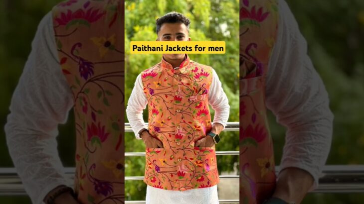 #paithani #jacket #men #silk 9075781542 order now #trending #shortsvideo #viral #wedding #groom