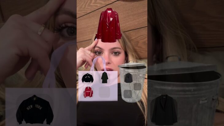 picking best jacket challenge🤩