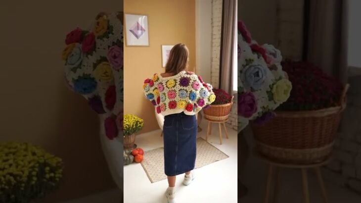 rose Garden Jacket is available in my shop – link in comments