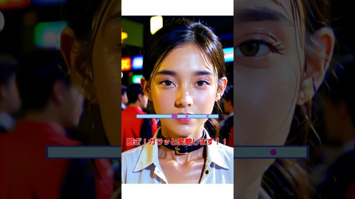 AI with a short cut wearing a suit. スーツのショートアイちゃん。 #これがこう #ピタ止めチャレンジ #ピタ止め #美女 #美人 #女子アナ