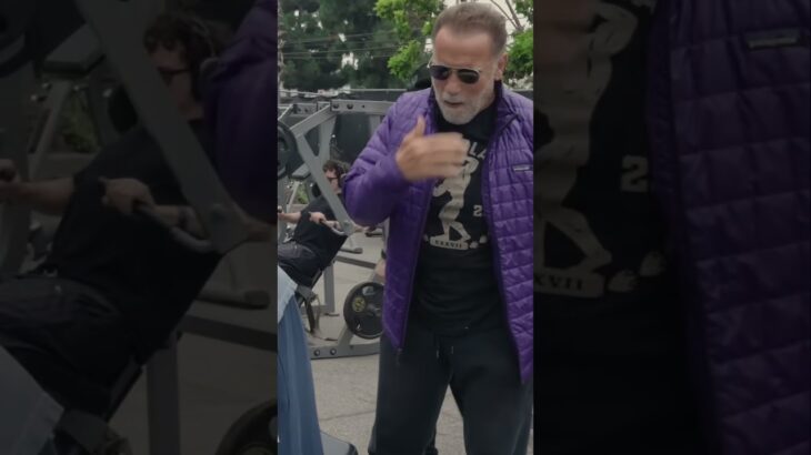 Arnold Schwarzenegger’s Gym Wisdom  Purple Jacket Power!