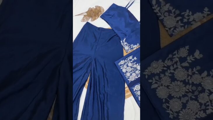 Beautiful Jacket 🧥 Koti Plazzo Set #Short #traditional #Youtube #Video