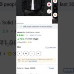 Black Danim jacket under 600 #danimjacket #shorts