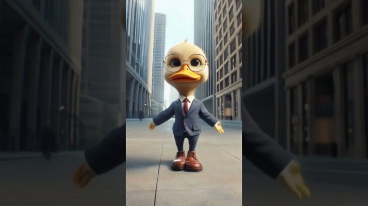 Businessman duck #duckdance #petdance #businessman #ビジネスマン #スーツ