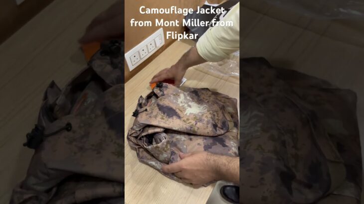 Camouflage Jacket From Flipkar ( Mount Miller) #unboxing #jacket #flipkart.