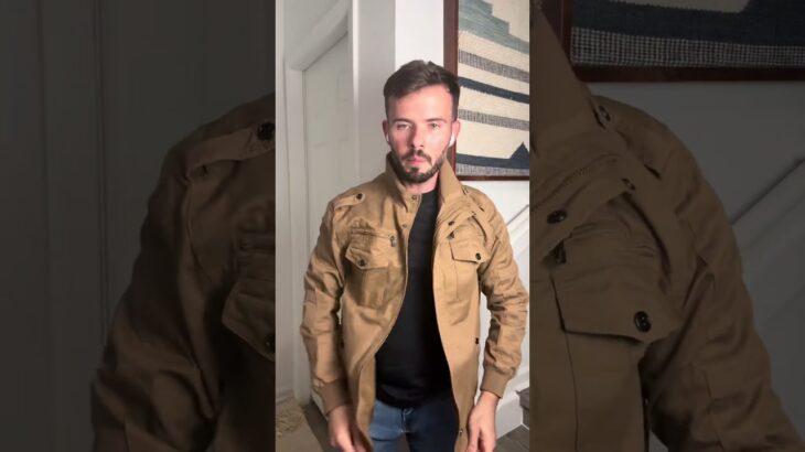 Casual Windbreaker Jacket #fok #menswear