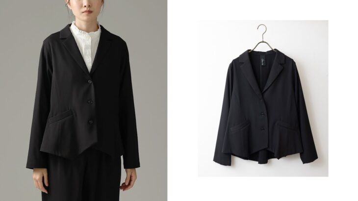 アンバージャケット［Chronicle］やわらかなテーラードジャケット