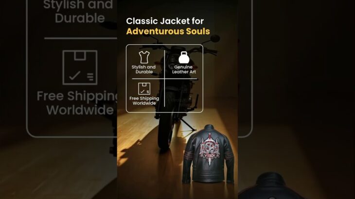 Classic Black Biker Jacket Review | Style + Fit + Ride Test 🏍️