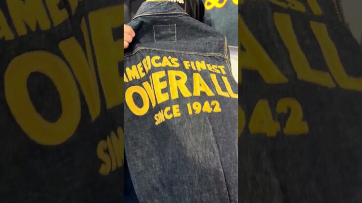 DELUXEWARE2025AW DX4025-EM1「ハンドル刺繍入りデニムジャケット」 #ファッション #madeinjapan #2025aw #DELUXEWARE