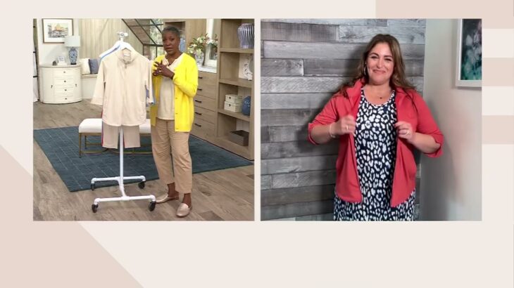 Denim & Co. Active Soft Blend Knit Zip Front Jacket on QVC