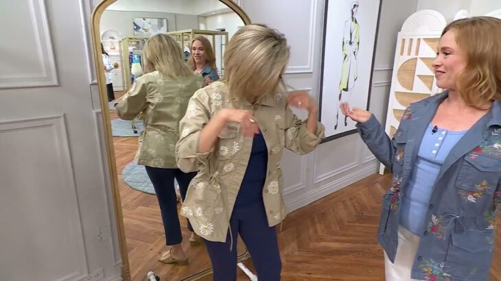 Driftwood Jeans Amber Linen Utility Jacket on QVC