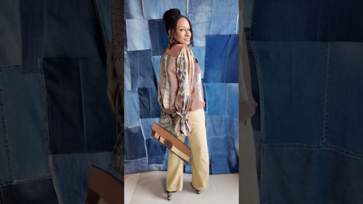 From $4 to Fierce: This Jacket Got a Tie-Over! 👔✨ #upcycledfashion  #thriftflip #denimdiy