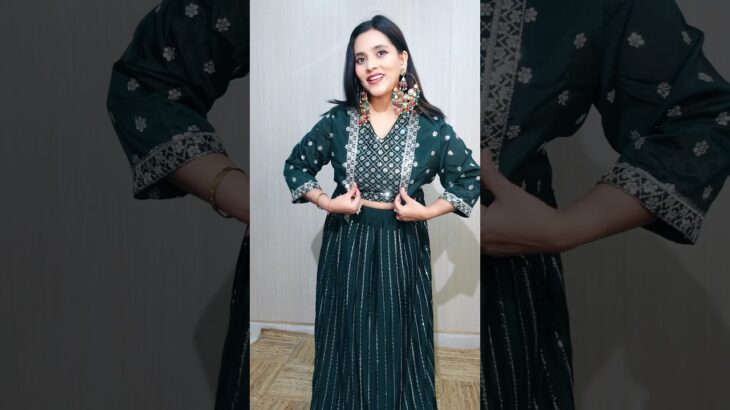 Fully Stiched Lehenga with jacket #shorts #ytshorts #trending #viral