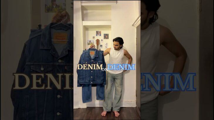 GRWM #denim #jacket #grwm #outfit #mensfashion #outfitideas #viralshort #trending #viral  #fashion