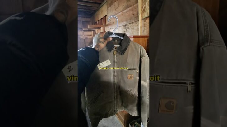 Good Vintage Carhartt And Levis Jacket Haul At A Yard Sale  #insane #vintage #yardsales #carhartt