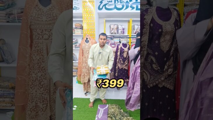 Hyderabad wholesale dress Dhamaka offer partywear suits fancy suits dress material