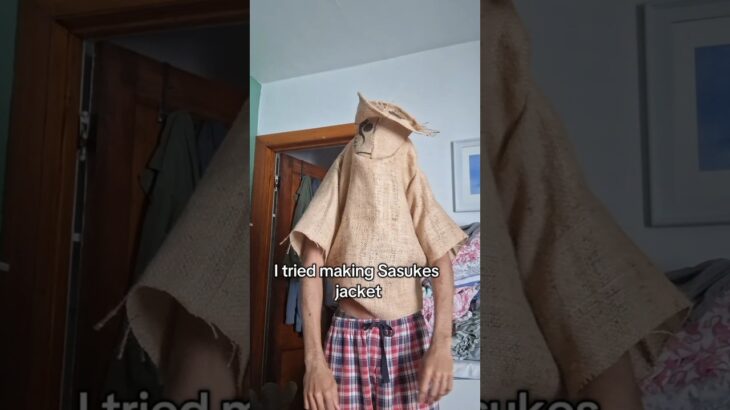 I tried making Sasuke’s jacket #naruto