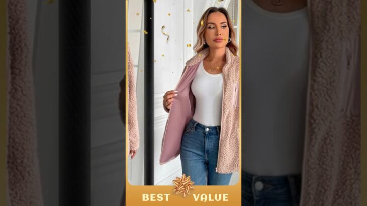 Ivy Lane Zip Up Long Sleeve Fuzzy Jacket