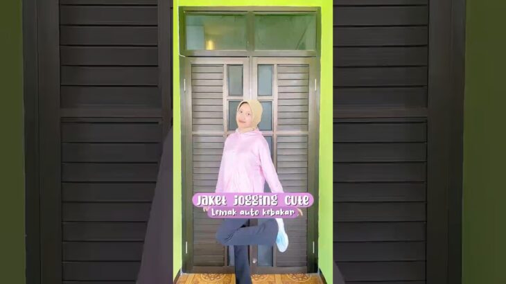 Jaket jogging anti UV. #jaketoutdoor #olahraga #jaketwanita