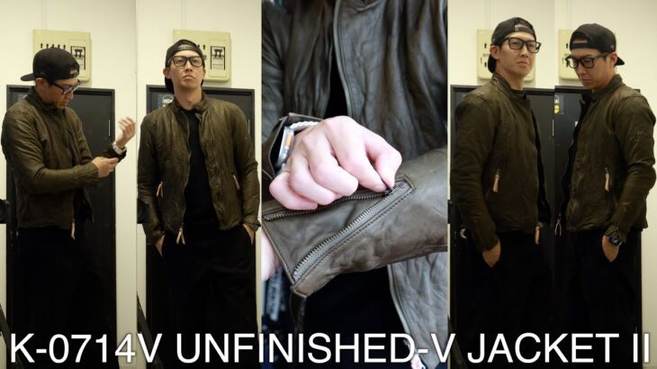 クシタニのK-0714V UNFINISHED V JACKET Ⅱ、おかわり。