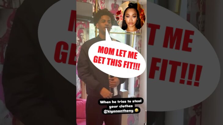 La La Anthony Catches Son Trying Her Jacket In Her Closet “Mom Let Me Get The Fit”