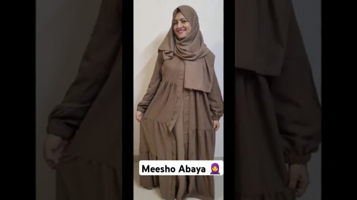 Meesho Cute 🥰 and Asthetic Abayas 🧕 # Dubai Jacket style Abaya # Masha Allah ❤️💯
