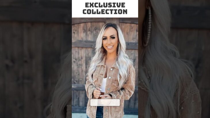 Modish Studded Collar Button Down Jacket