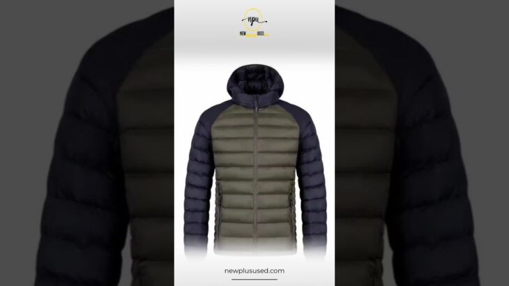 NEW Men’s Fleece-lined Thick Hooded Rib Cotton-padded Jacket