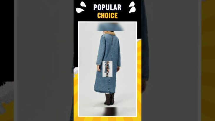 Pocketed Button Up Denim Jacket with Fur Lining