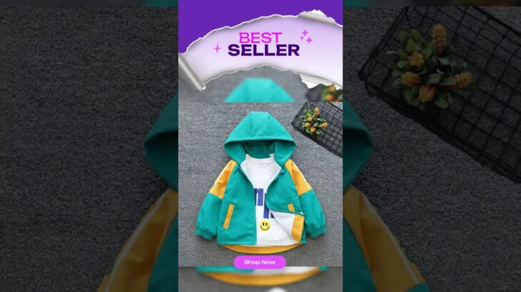 Sport Jacket with Hood for Children