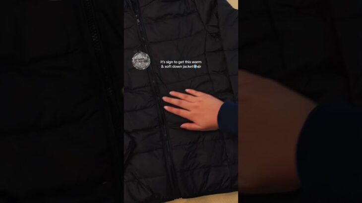 Stay cozy with this ultra-soft warm down jacket! #downjacket #winteroutfit