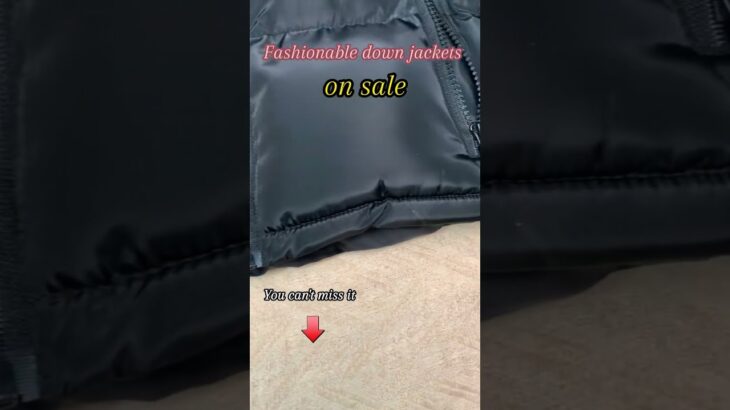 Stylish Zip-Up Down Jacket Fashion Must-Have #fashion