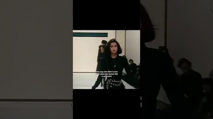 The Way She Didn’t Even Care When Her  Jacket Fell Off Her Hand Is So Iconic! #shorts #fashion