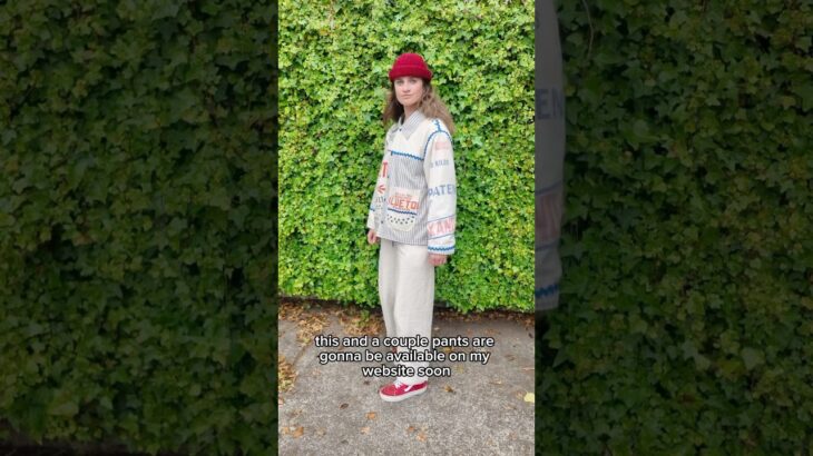 Transforming vintage feedsacks into a one-of-a-kind jacket